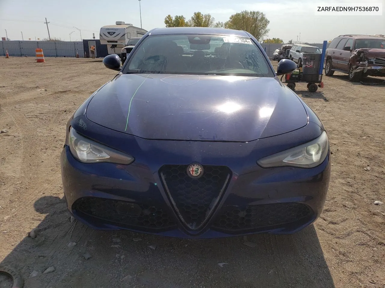 2017 Alfa Romeo Giulia Q4 VIN: ZARFAEDN9H7536870 Lot: 74607304