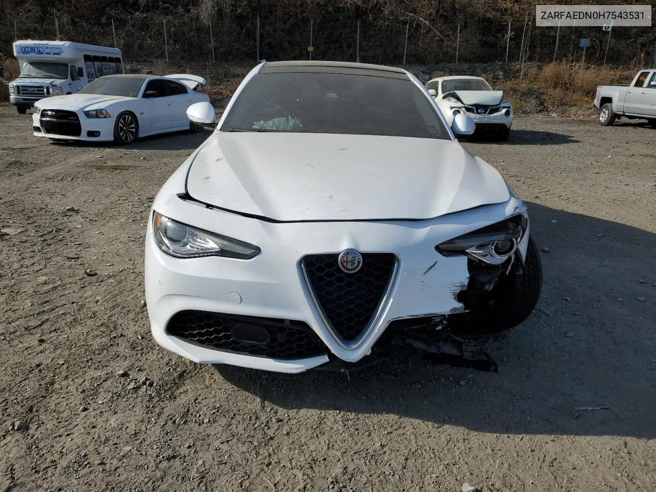 2017 Alfa Romeo Giulia Q4 VIN: ZARFAEDN0H7543531 Lot: 78437994