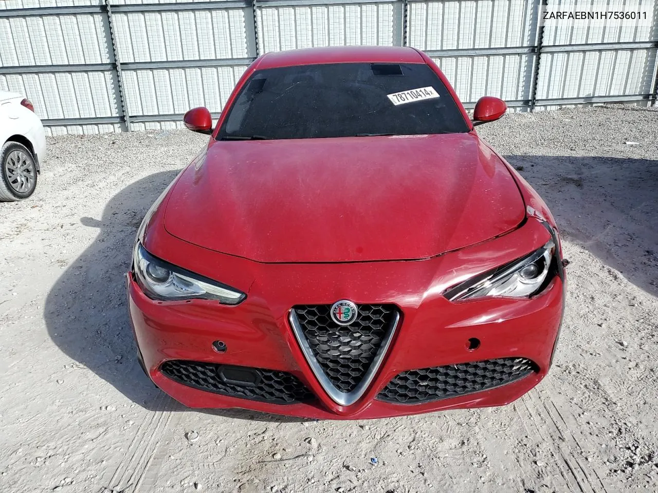 2017 Alfa Romeo Giulia VIN: ZARFAEBN1H7536011 Lot: 78710414