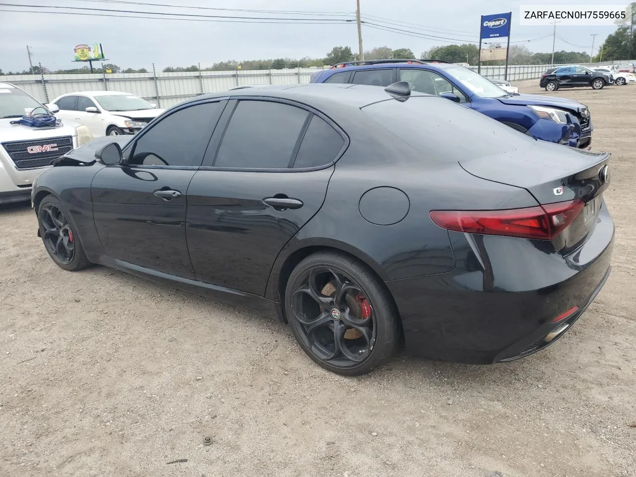 2017 Alfa Romeo Giulia Ti VIN: ZARFAECN0H7559665 Lot: 80118064