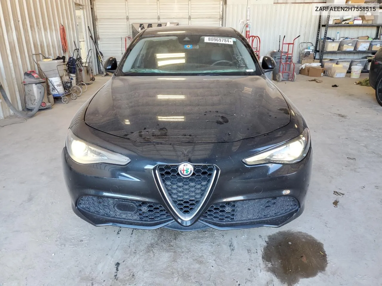 2017 Alfa Romeo Giulia Ti Q4 VIN: ZARFAEEN2H7558515 Lot: 80969784