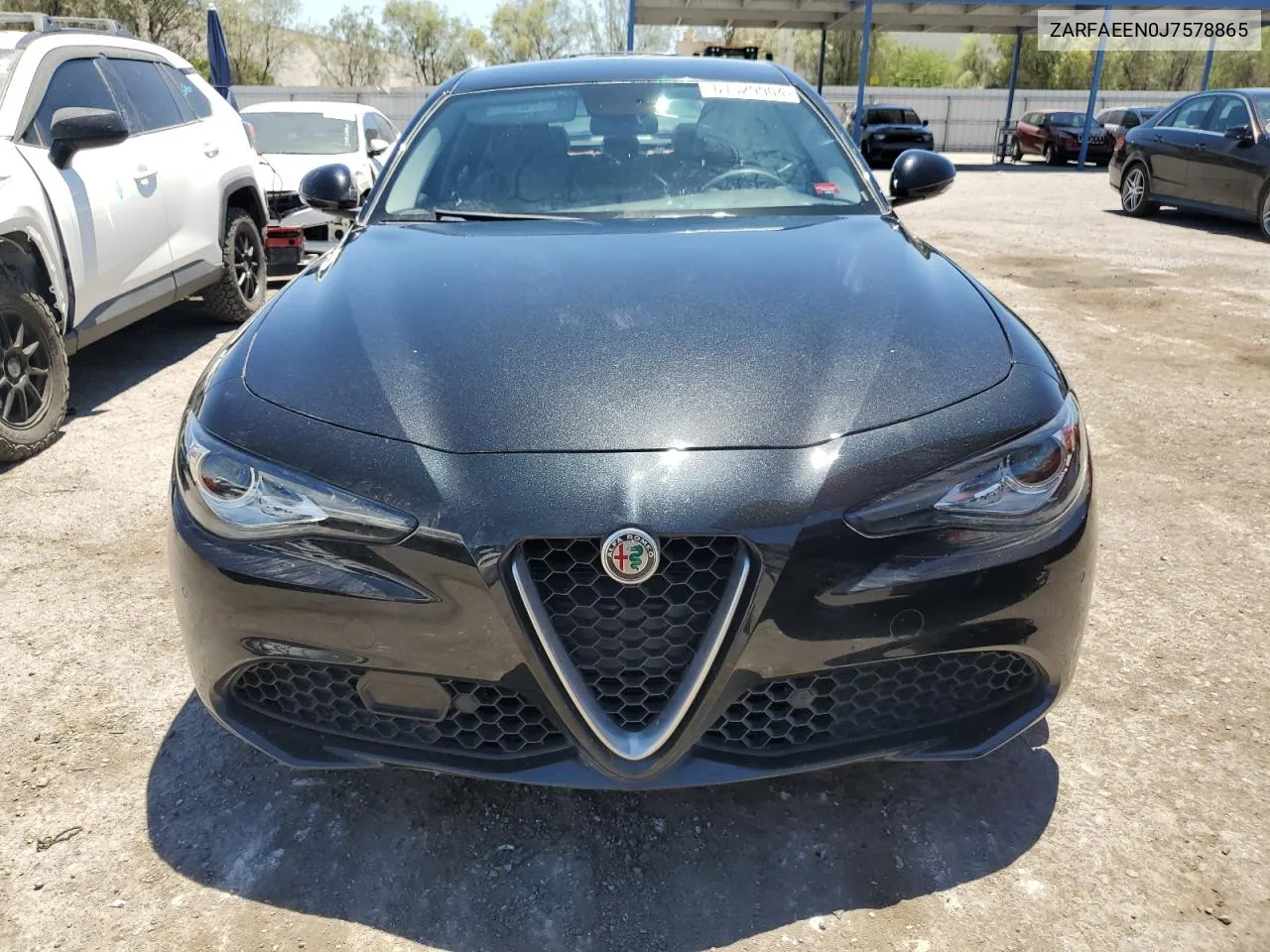 2018 Alfa Romeo Giulia Ti Q4 VIN: ZARFAEEN0J7578865 Lot: 61529904