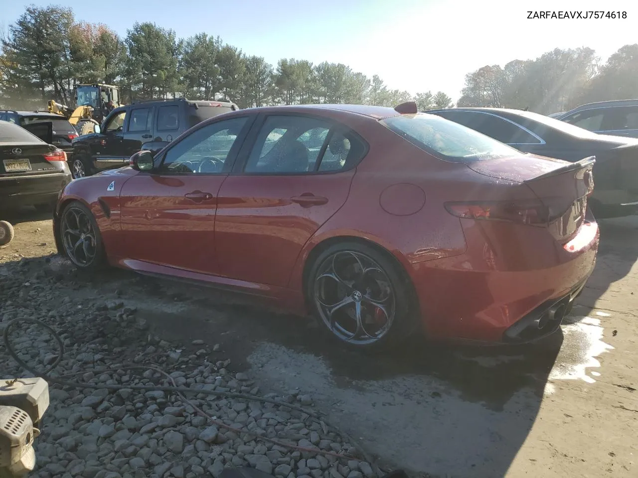 2018 Alfa Romeo Giulia Quadrifoglio VIN: ZARFAEAVXJ7574618 Lot: 78925974