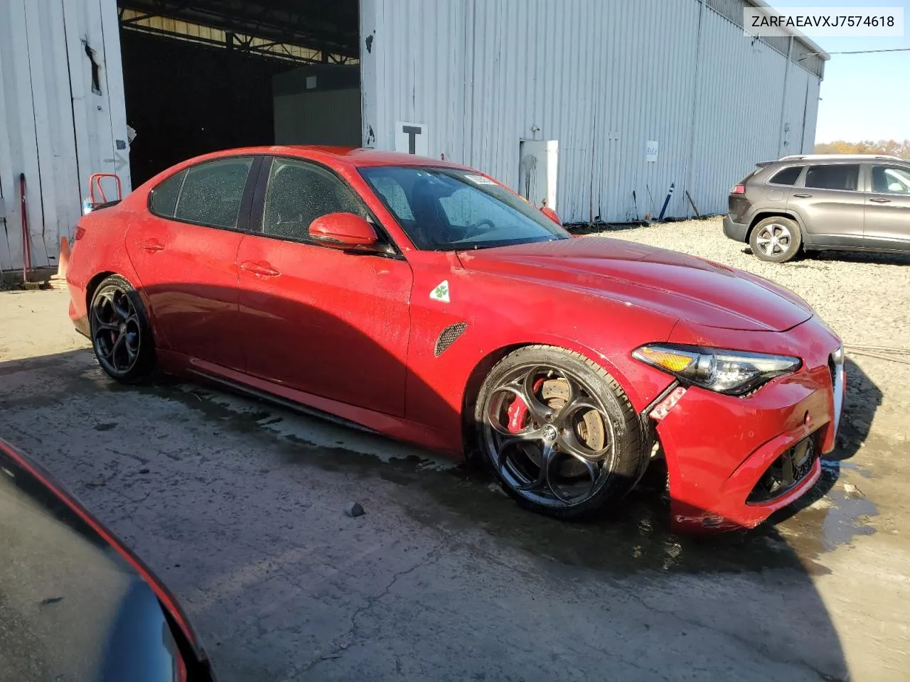 2018 Alfa Romeo Giulia Quadrifoglio VIN: ZARFAEAVXJ7574618 Lot: 78925974