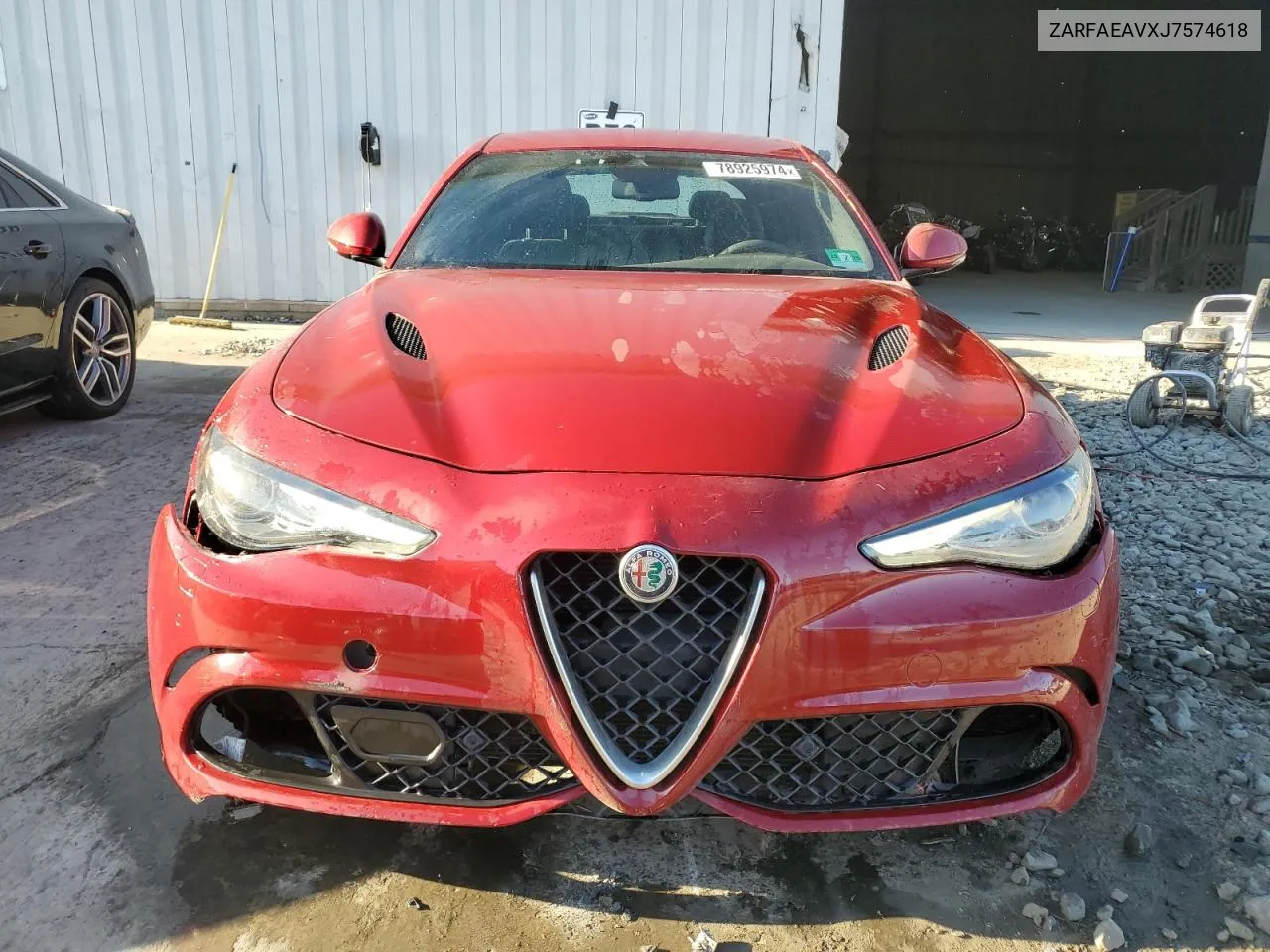 2018 Alfa Romeo Giulia Quadrifoglio VIN: ZARFAEAVXJ7574618 Lot: 78925974