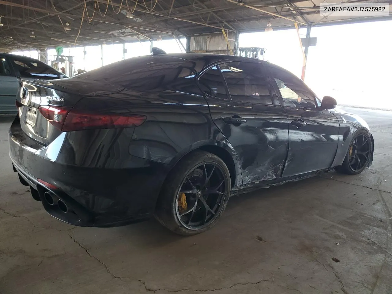 2018 Alfa Romeo Giulia Quadrifoglio VIN: ZARFAEAV3J7575982 Lot: 81205324