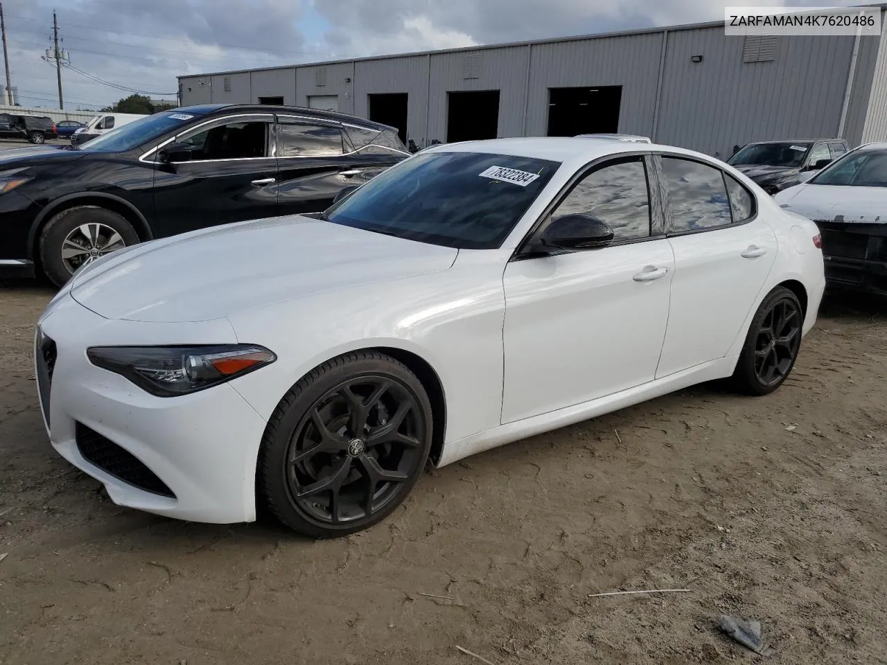 2019 Alfa Romeo Giulia VIN: ZARFAMAN4K7620486 Lot: 78322384