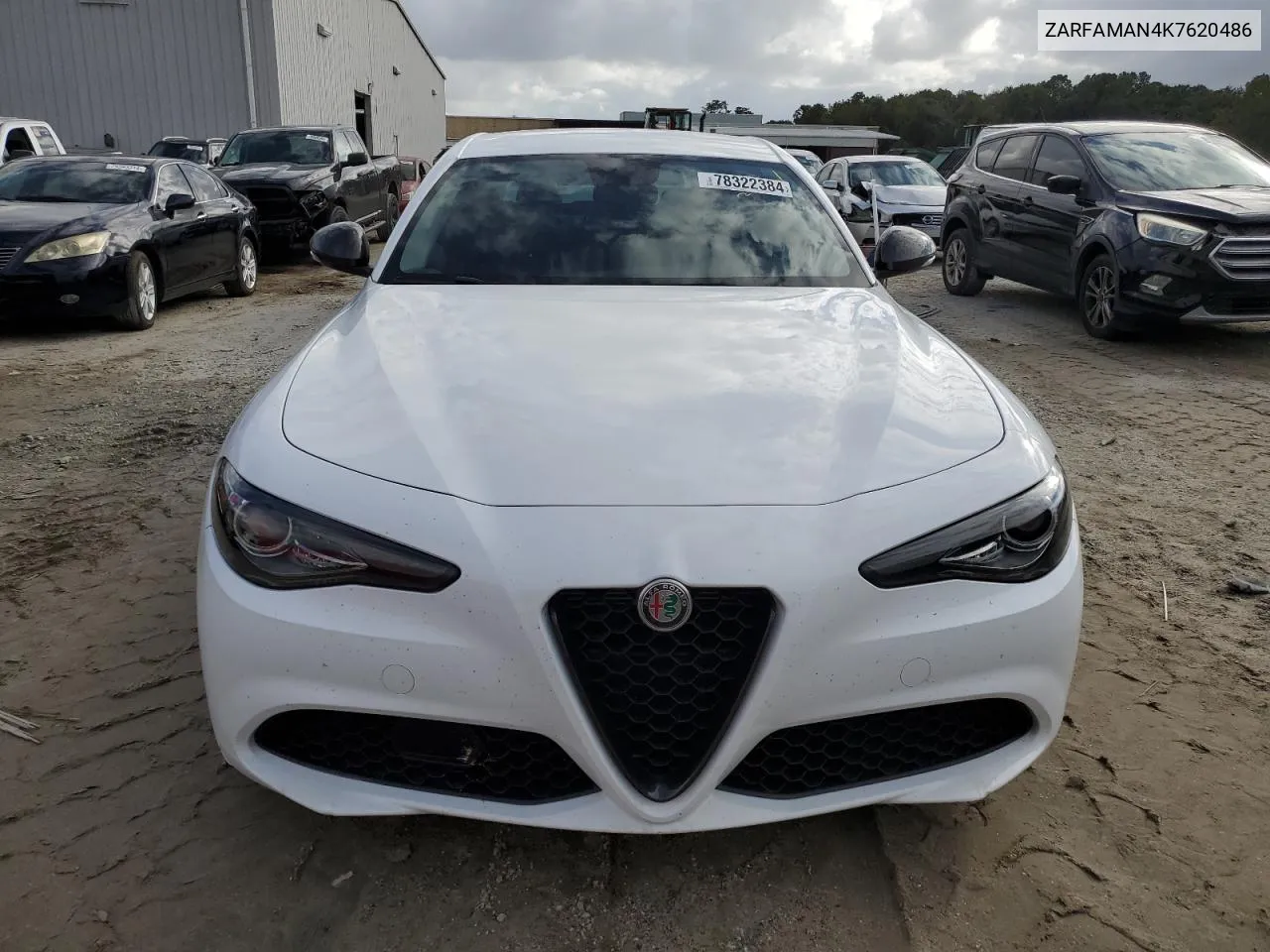 2019 Alfa Romeo Giulia VIN: ZARFAMAN4K7620486 Lot: 78322384