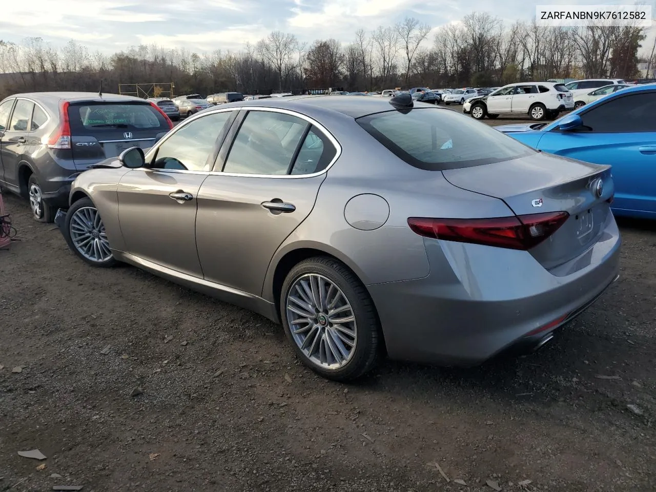 2019 Alfa Romeo Giulia Ti VIN: ZARFANBN9K7612582 Lot: 78522094