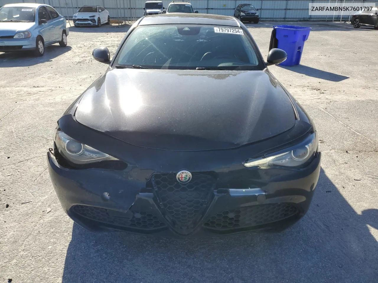 2019 Alfa Romeo Giulia Ti VIN: ZARFAMBN5K7601797 Lot: 79797254