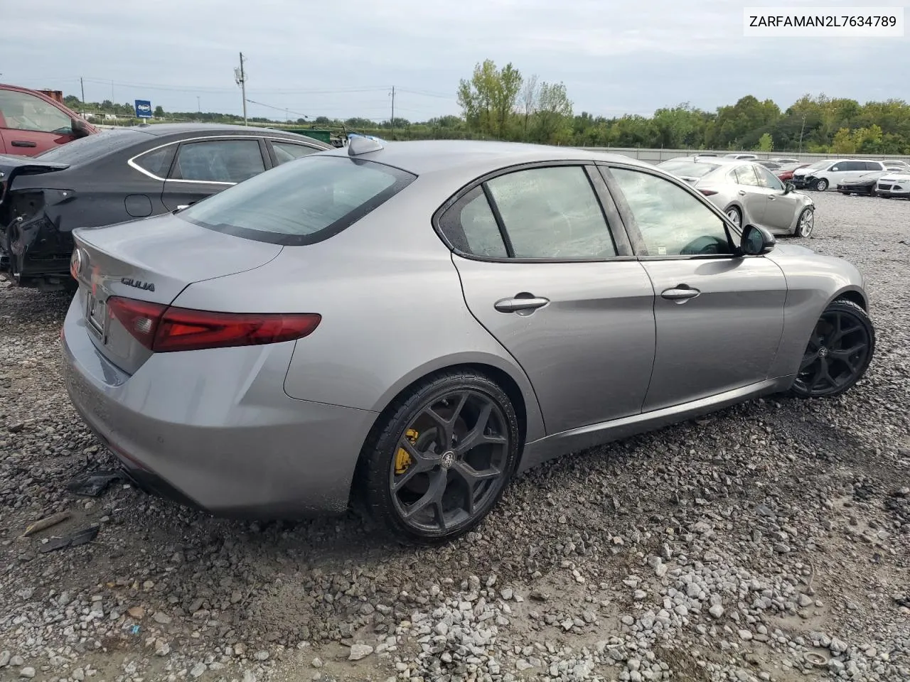 2020 Alfa Romeo Giulia VIN: ZARFAMAN2L7634789 Lot: 71446644