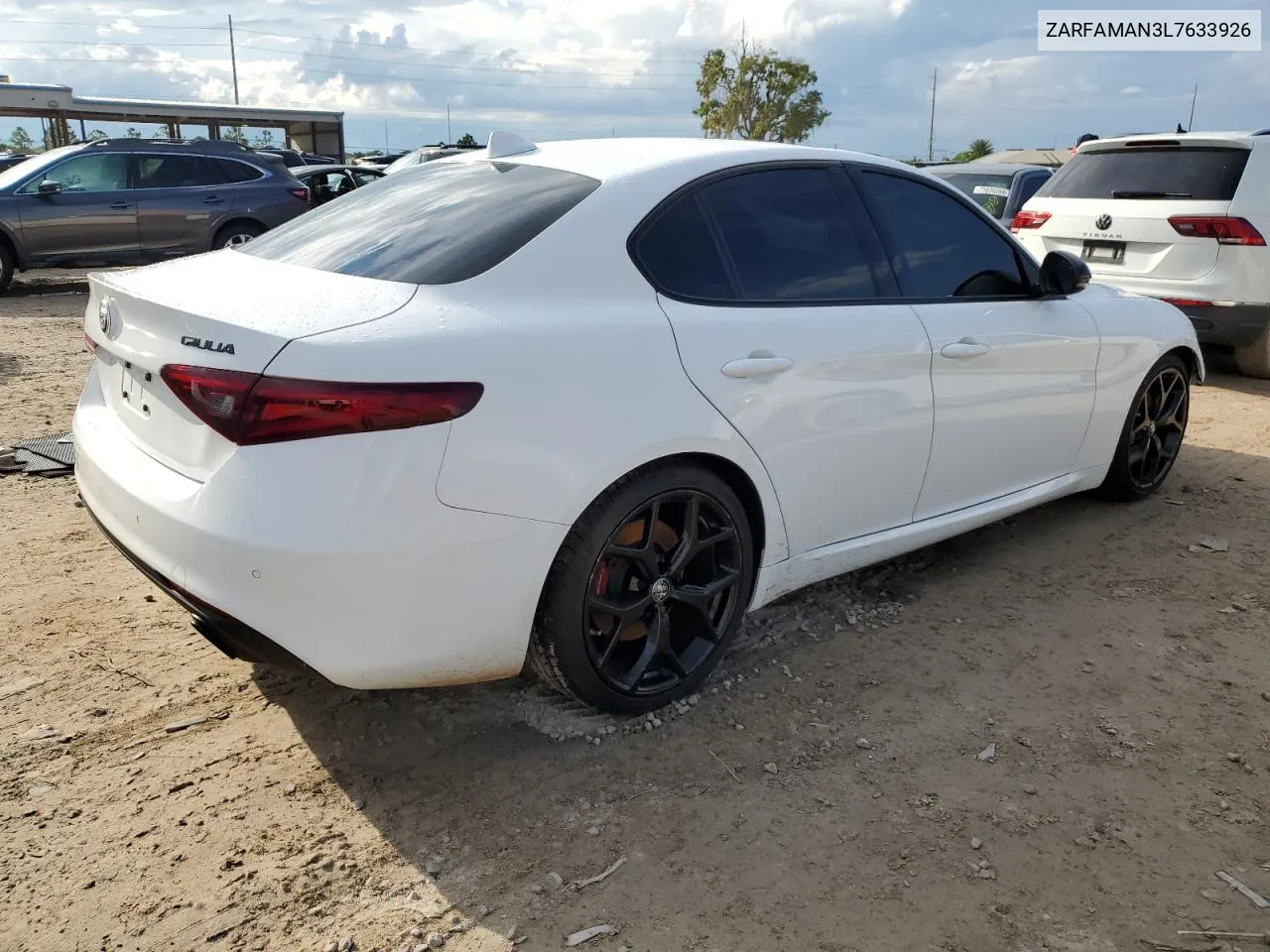 2020 Alfa Romeo Giulia VIN: ZARFAMAN3L7633926 Lot: 74269774