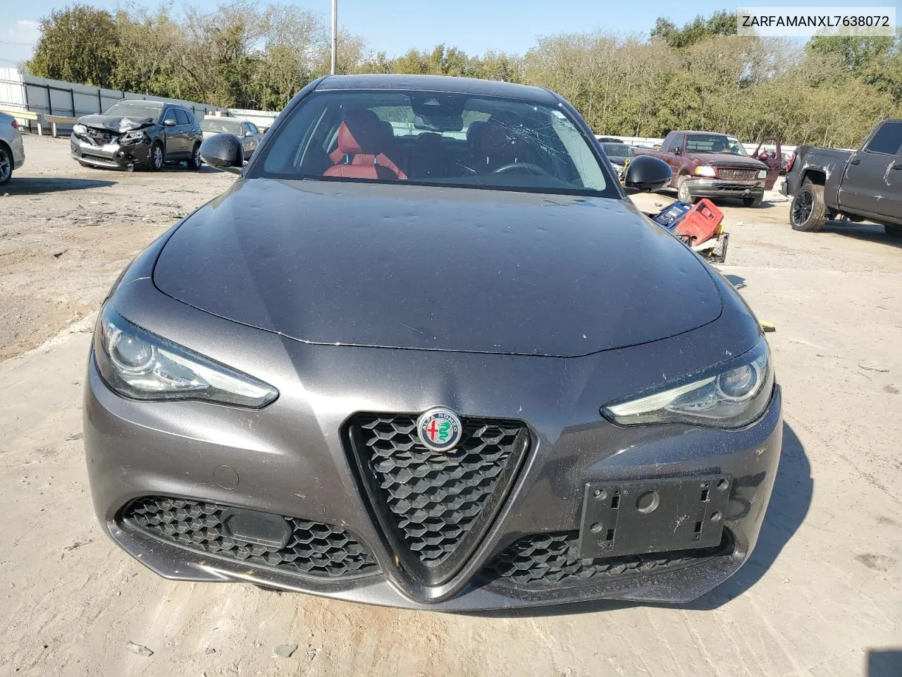 2020 Alfa Romeo Giulia VIN: ZARFAMANXL7638072 Lot: 74560244