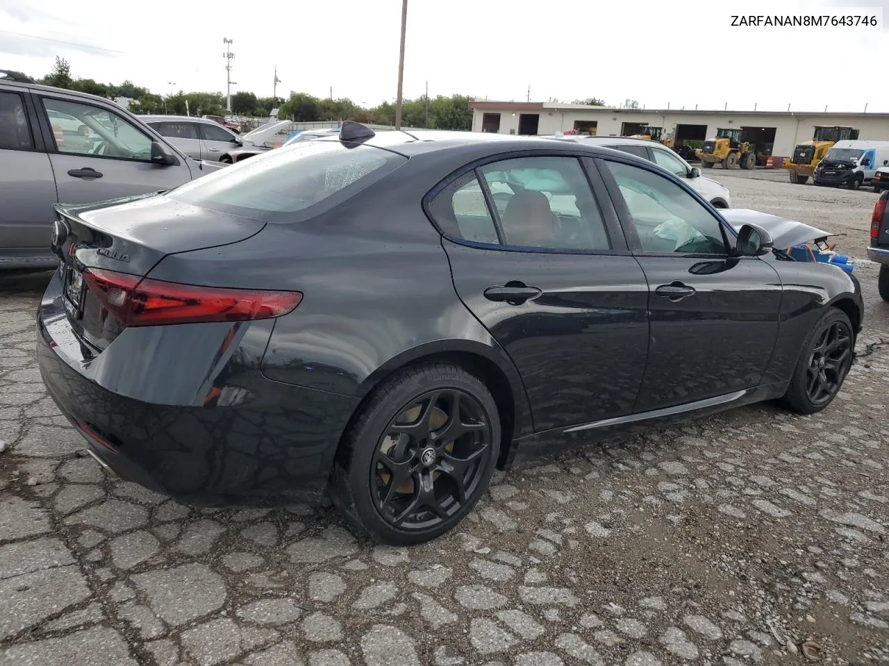 2021 Alfa Romeo Giulia Sport VIN: ZARFANAN8M7643746 Lot: 62511614