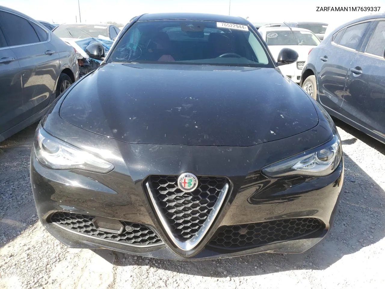 2021 Alfa Romeo Giulia Sport VIN: ZARFAMAN1M7639337 Lot: 76522944