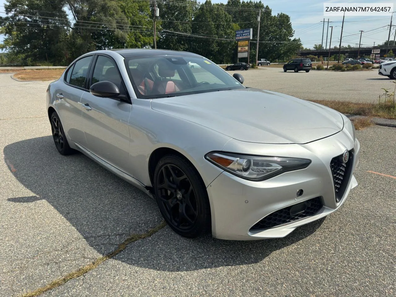 2021 Alfa Romeo Giulia Sport VIN: ZARFANAN7M7642457 Lot: 81418814