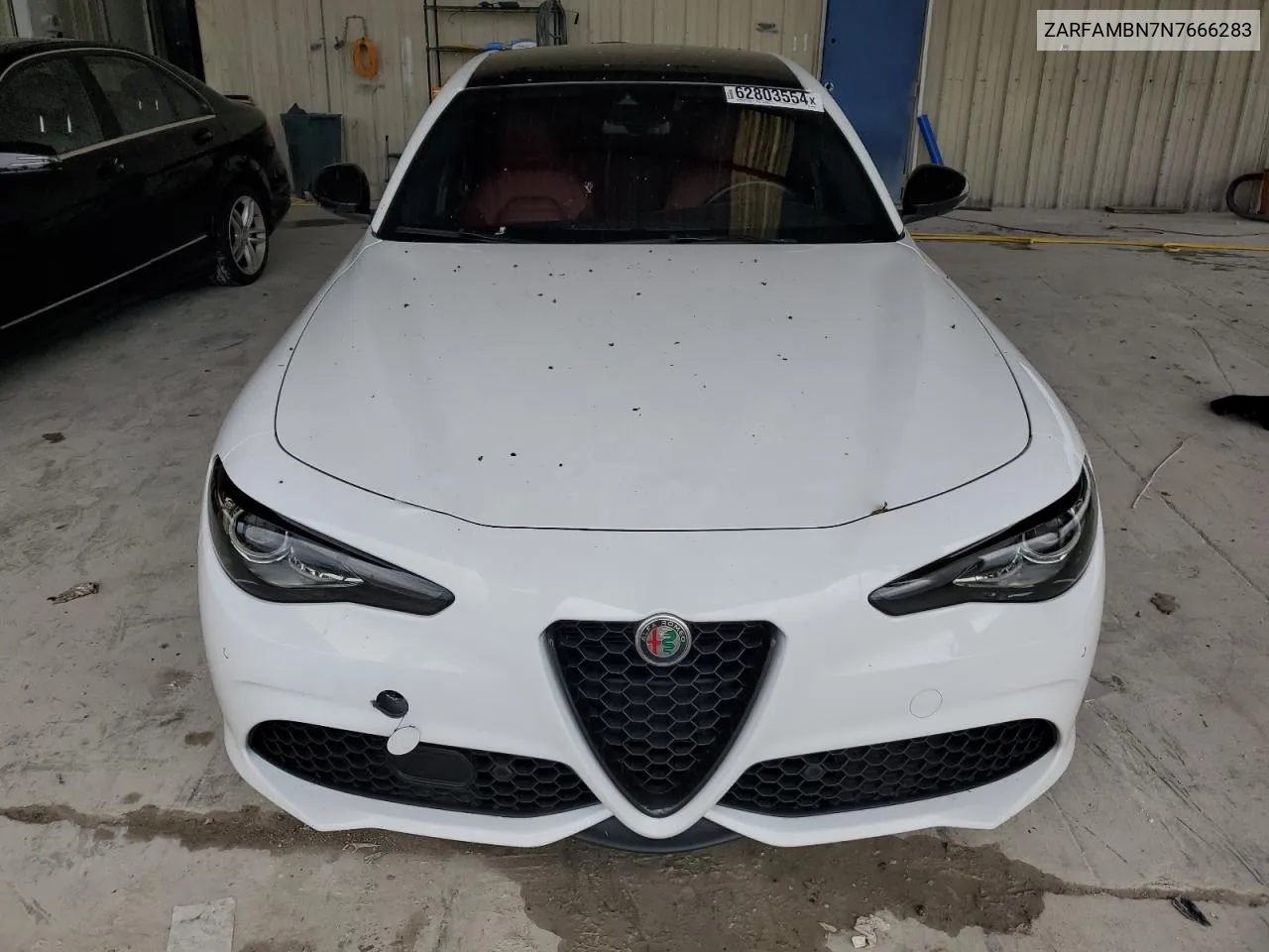 2022 Alfa Romeo Giulia Super VIN: ZARFAMBN7N7666283 Lot: 62803554