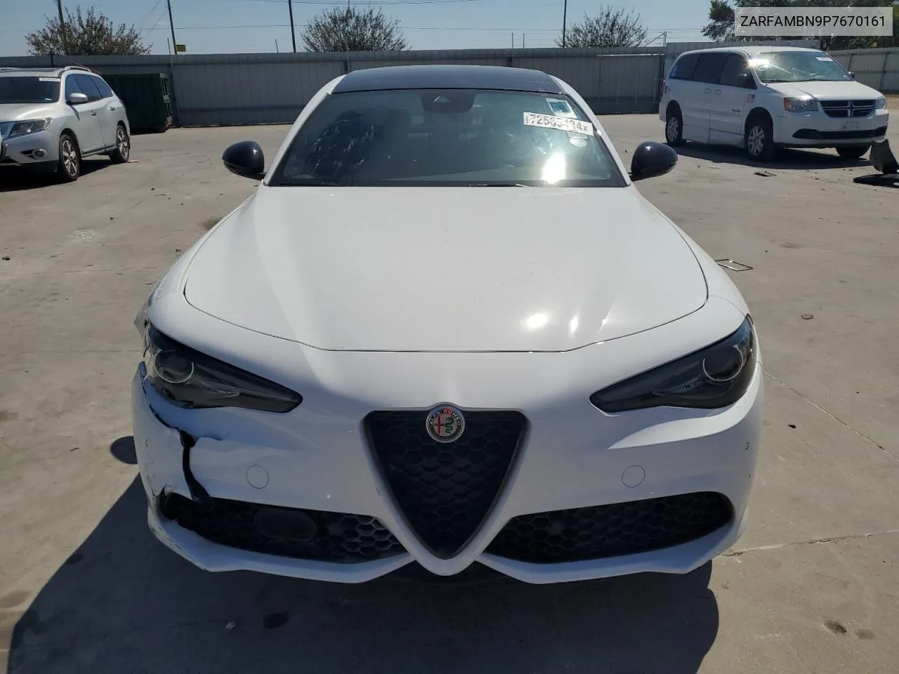 2023 Alfa Romeo Giulia Ti VIN: ZARFAMBN9P7670161 Lot: 72569434