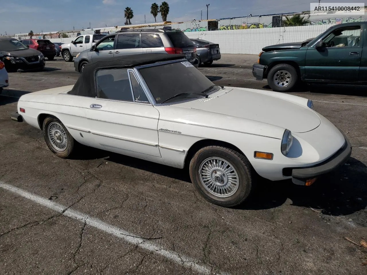 1979 Alfa Romeo Spider VIN: AR115410008442 Lot: 74153404