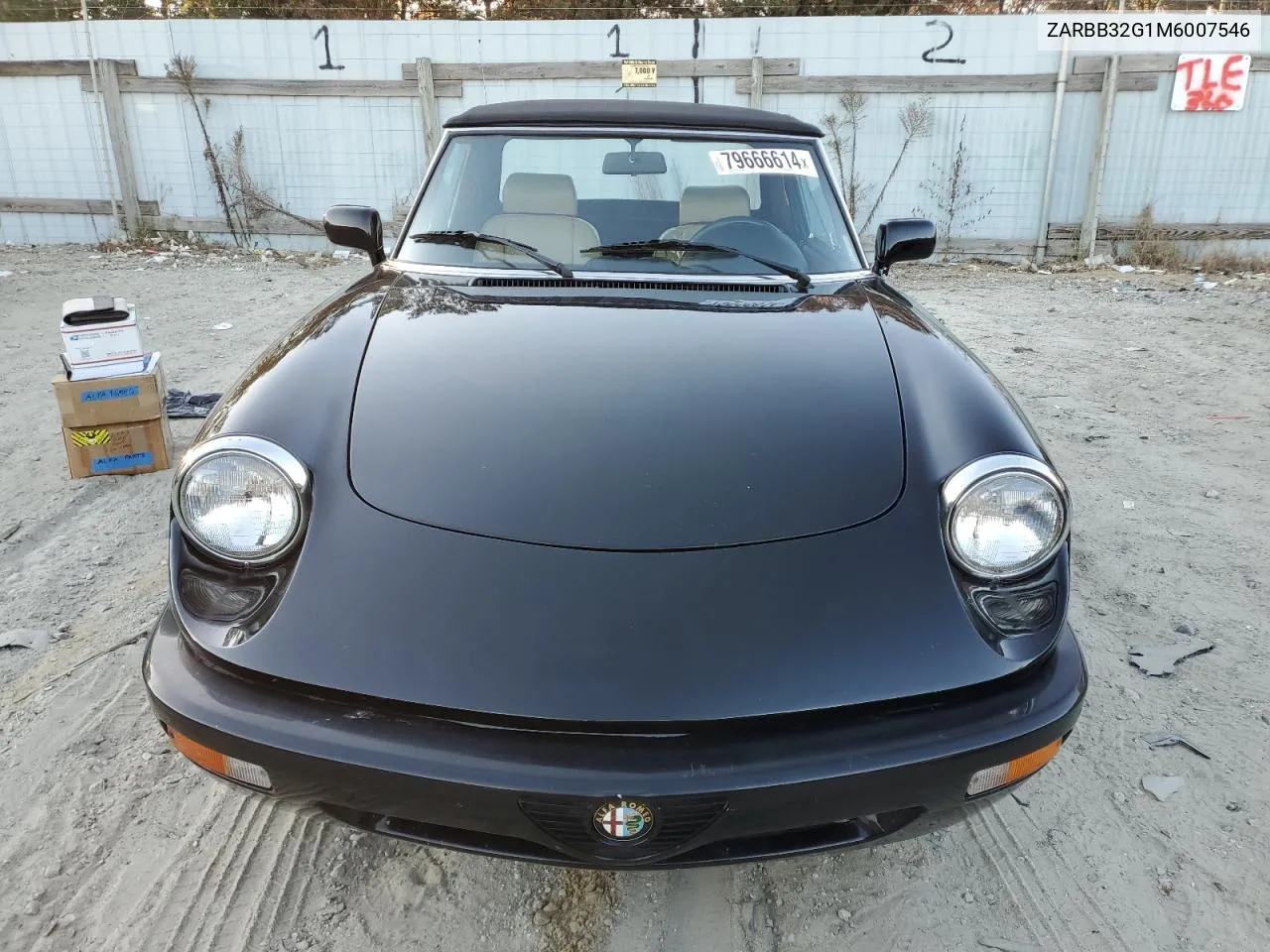 1991 Alfa Romeo Spider VIN: ZARBB32G1M6007546 Lot: 79666614