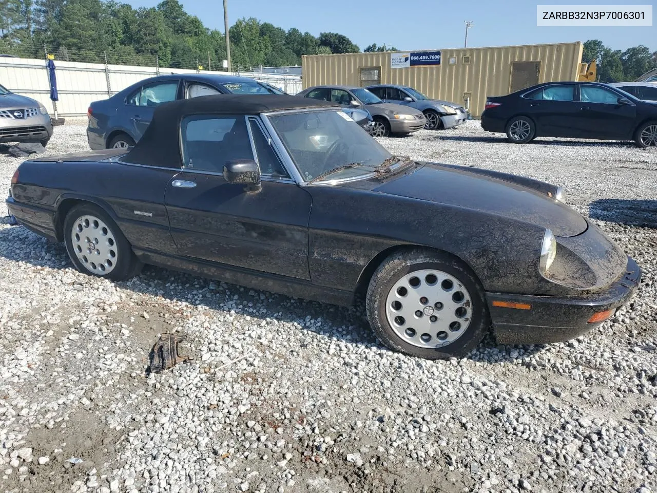 1993 Alfa Romeo Spider Veloce VIN: ZARBB32N3P7006301 Lot: 65280574