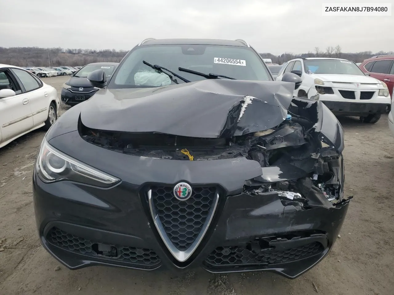 2018 Alfa Romeo Stelvio VIN: ZASFAKAN8J7B94080 Lot: 44206554