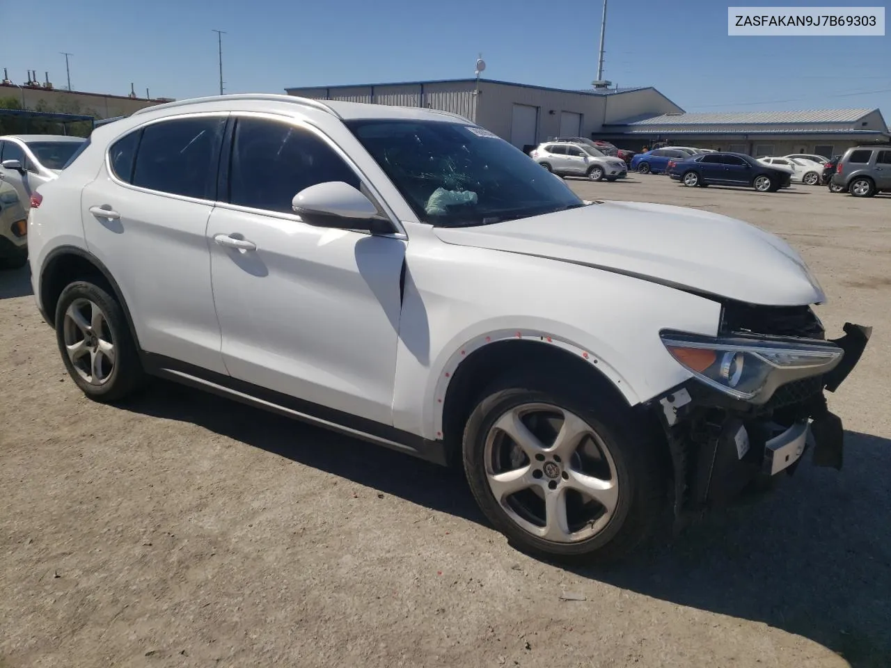 2018 Alfa Romeo Stelvio VIN: ZASFAKAN9J7B69303 Lot: 45689644