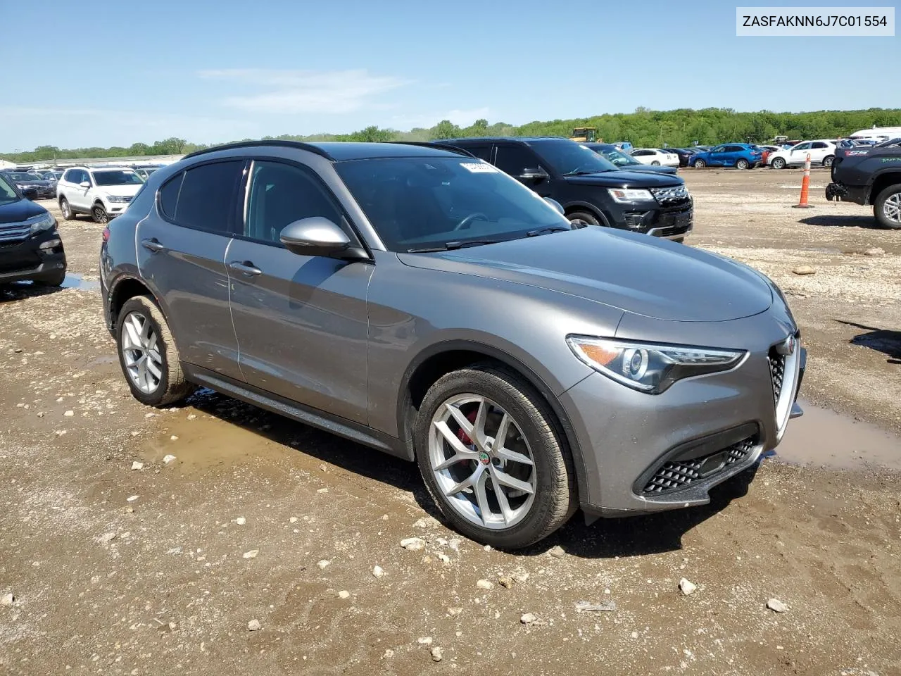 2018 Alfa Romeo Stelvio Ti Sport VIN: ZASFAKNN6J7C01554 Lot: 53436654