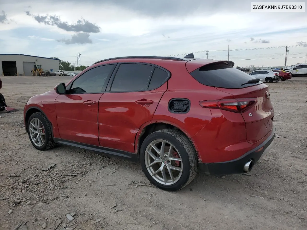 2018 Alfa Romeo Stelvio Ti Sport VIN: ZASFAKNN9J7B90310 Lot: 54585254