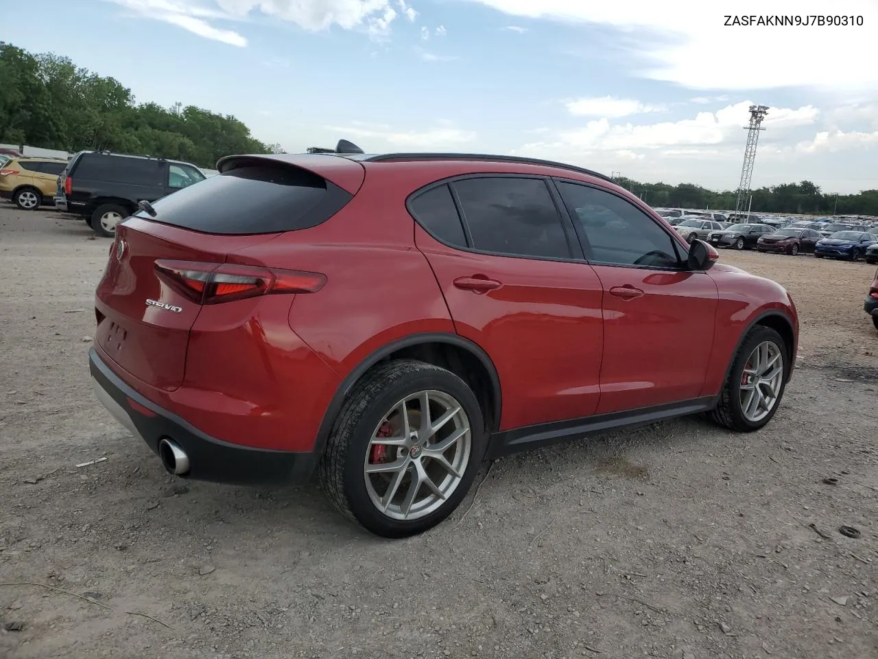 2018 Alfa Romeo Stelvio Ti Sport VIN: ZASFAKNN9J7B90310 Lot: 54585254