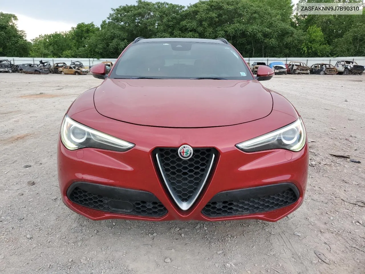 2018 Alfa Romeo Stelvio Ti Sport VIN: ZASFAKNN9J7B90310 Lot: 54585254