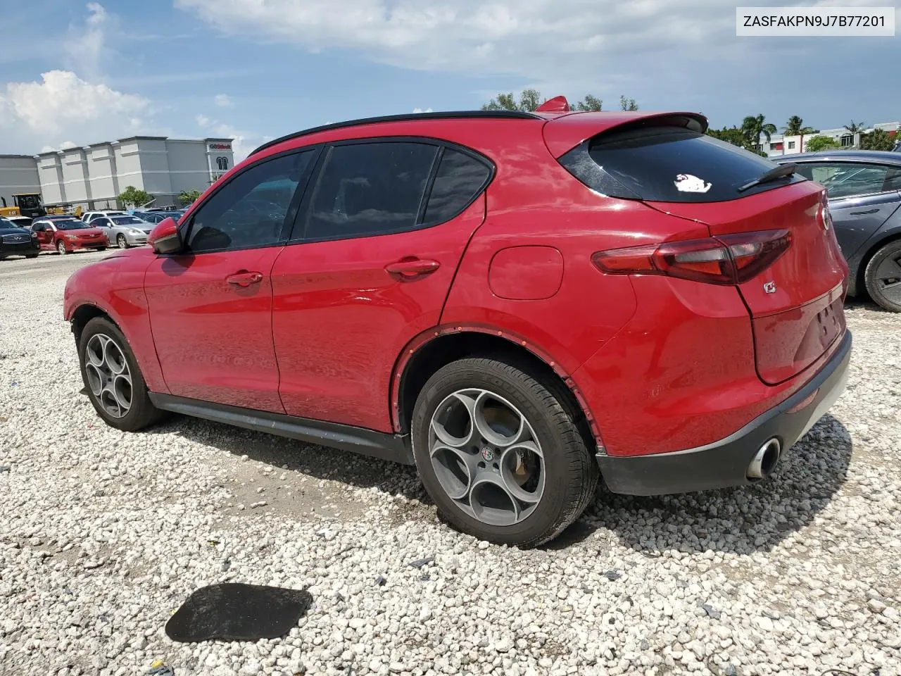 2018 Alfa Romeo Stelvio Sport VIN: ZASFAKPN9J7B77201 Lot: 56392814