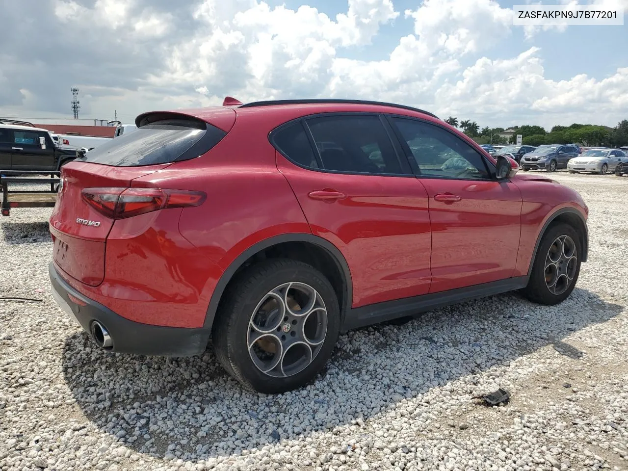 2018 Alfa Romeo Stelvio Sport VIN: ZASFAKPN9J7B77201 Lot: 56392814