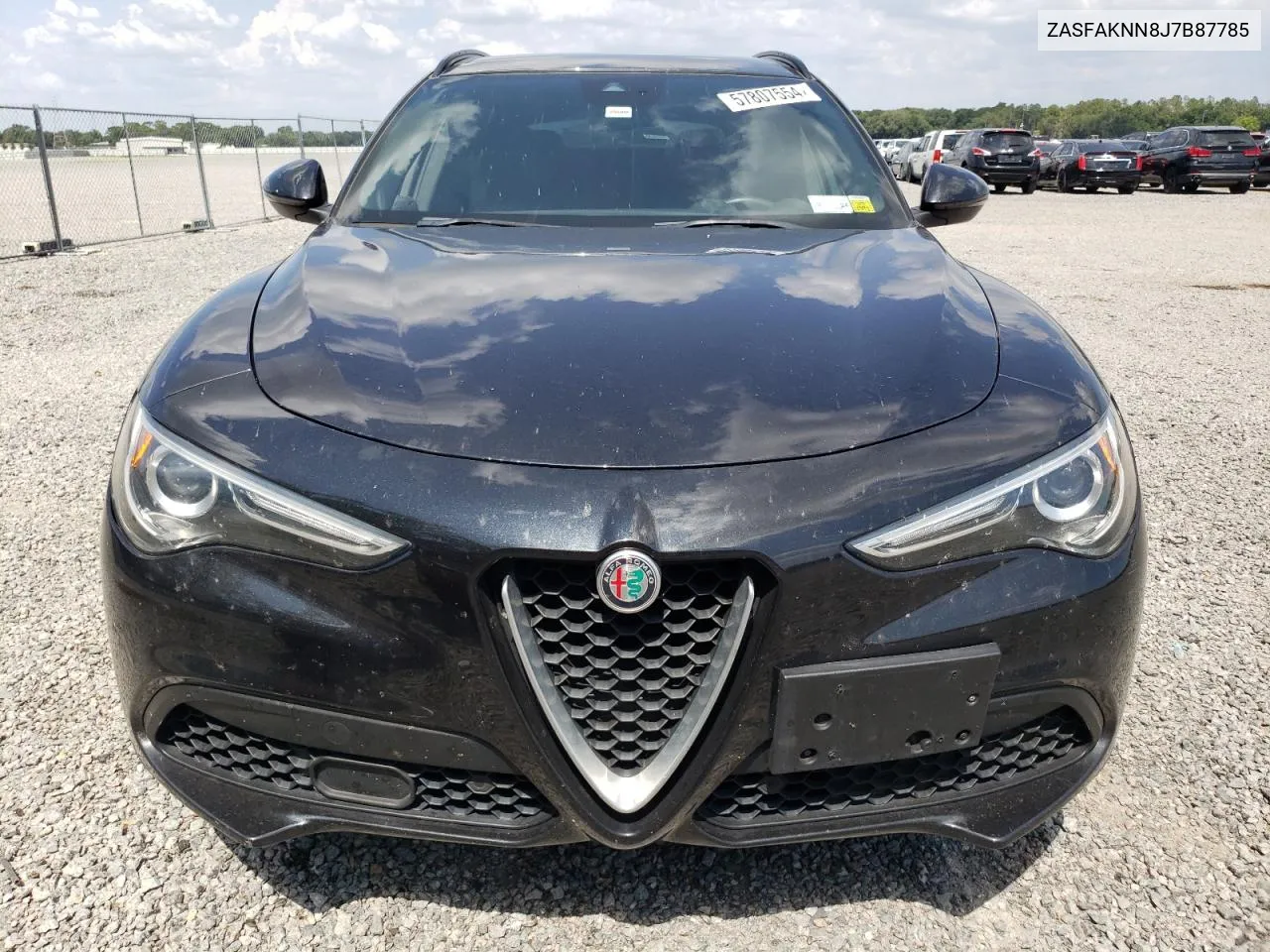 2018 Alfa Romeo Stelvio Ti Sport VIN: ZASFAKNN8J7B87785 Lot: 57807554