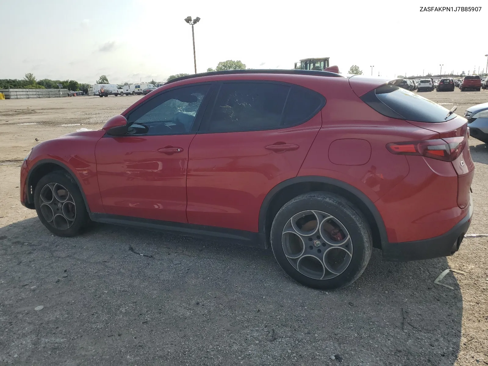 2018 Alfa Romeo Stelvio Sport VIN: ZASFAKPN1J7B85907 Lot: 65063214