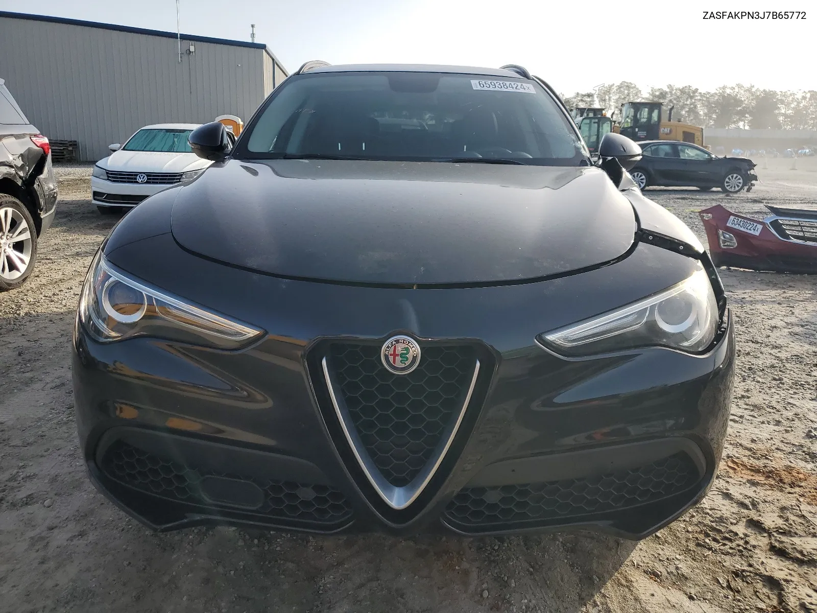 2018 Alfa Romeo Stelvio Sport VIN: ZASFAKPN3J7B65772 Lot: 65938424