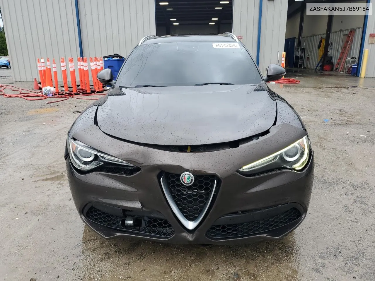 2018 Alfa Romeo Stelvio VIN: ZASFAKAN5J7B69184 Lot: 66143334