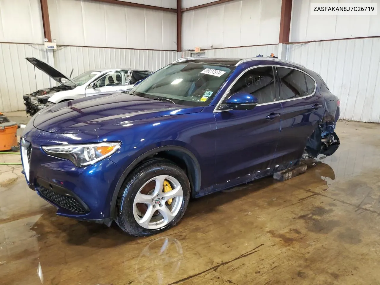 2018 Alfa Romeo Stelvio VIN: ZASFAKAN8J7C26719 Lot: 68212974