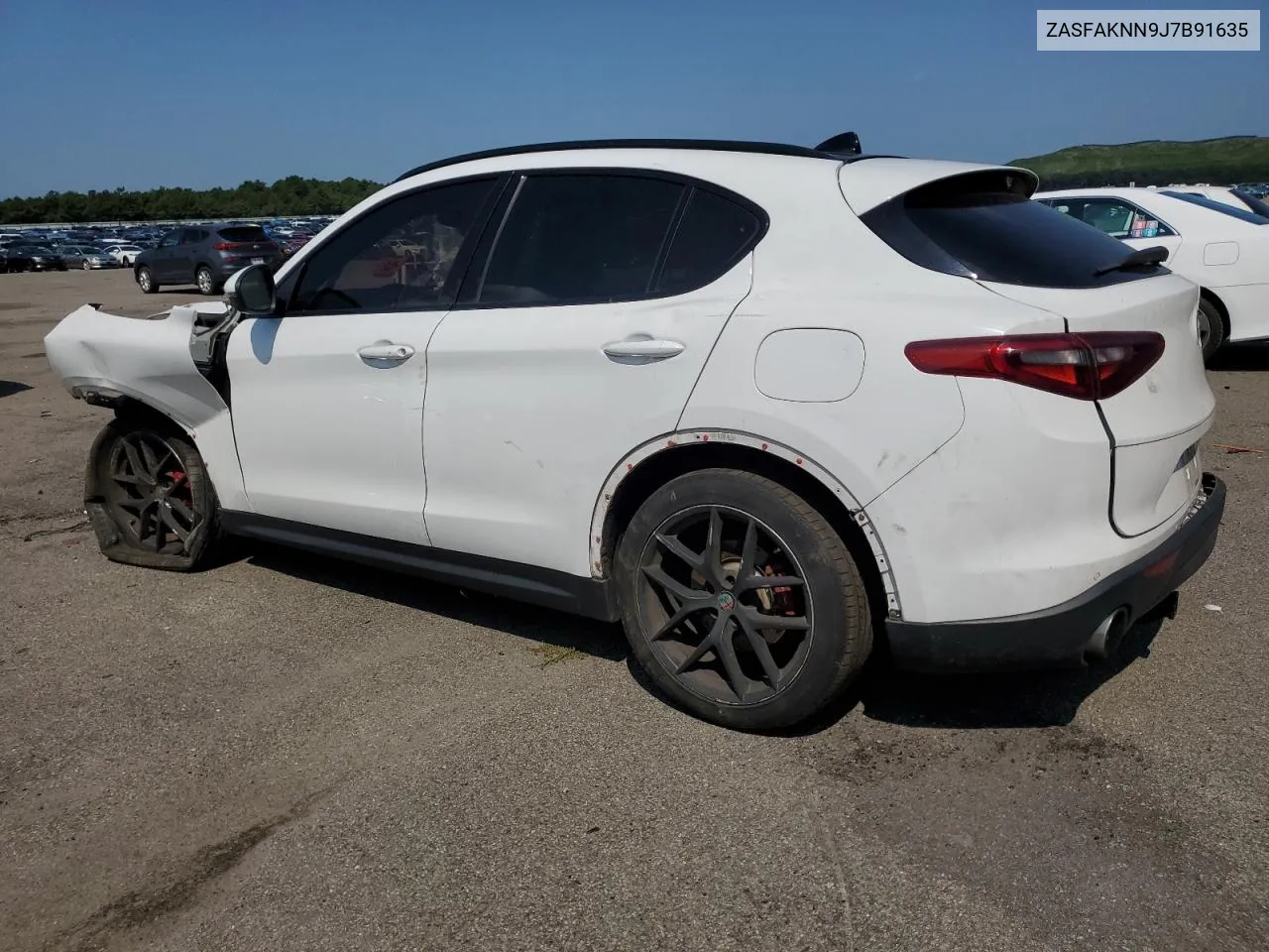 2018 Alfa Romeo Stelvio Ti Sport VIN: ZASFAKNN9J7B91635 Lot: 68985104