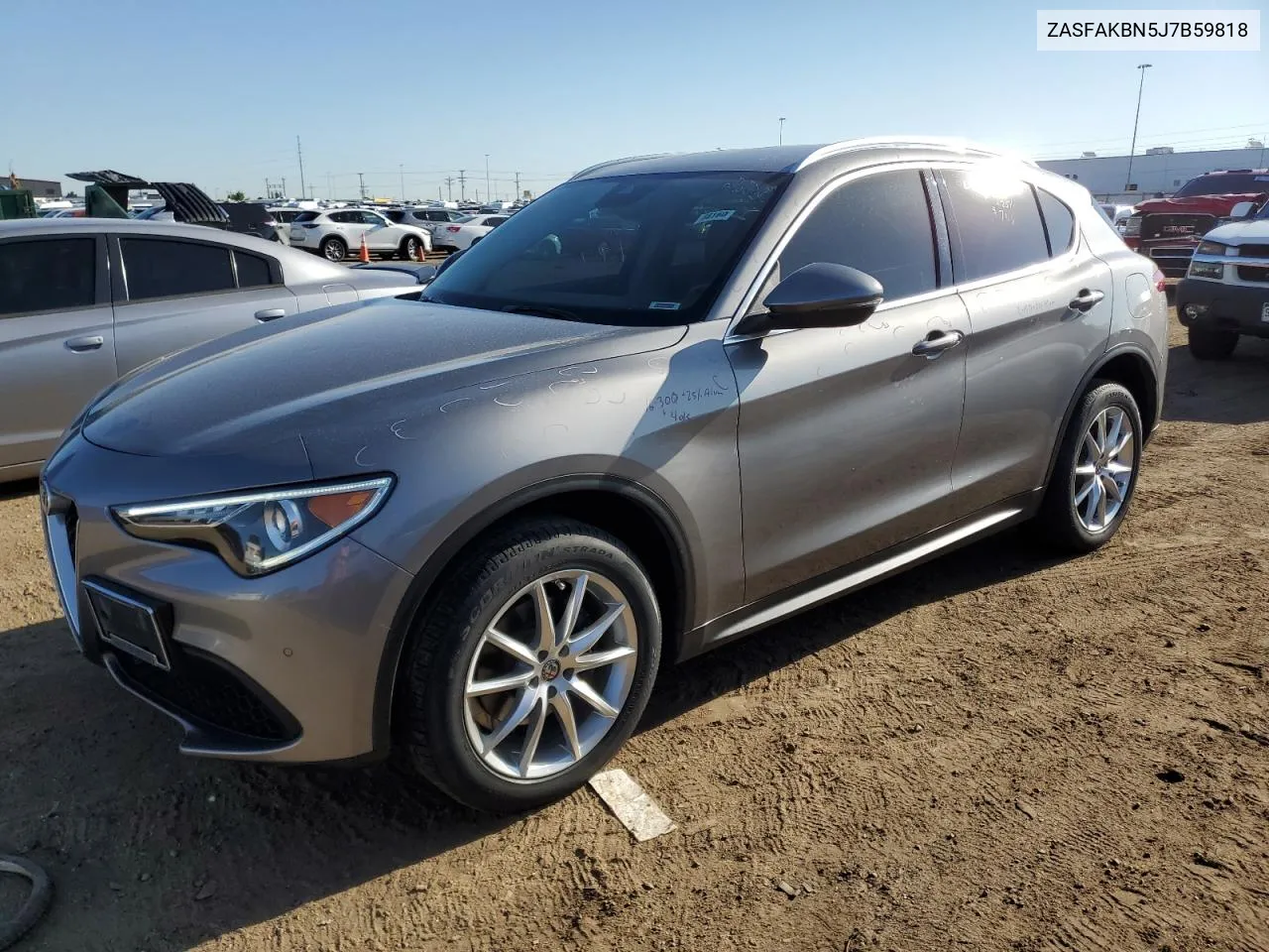 2018 Alfa Romeo Stelvio Ti VIN: ZASFAKBN5J7B59818 Lot: 69155524