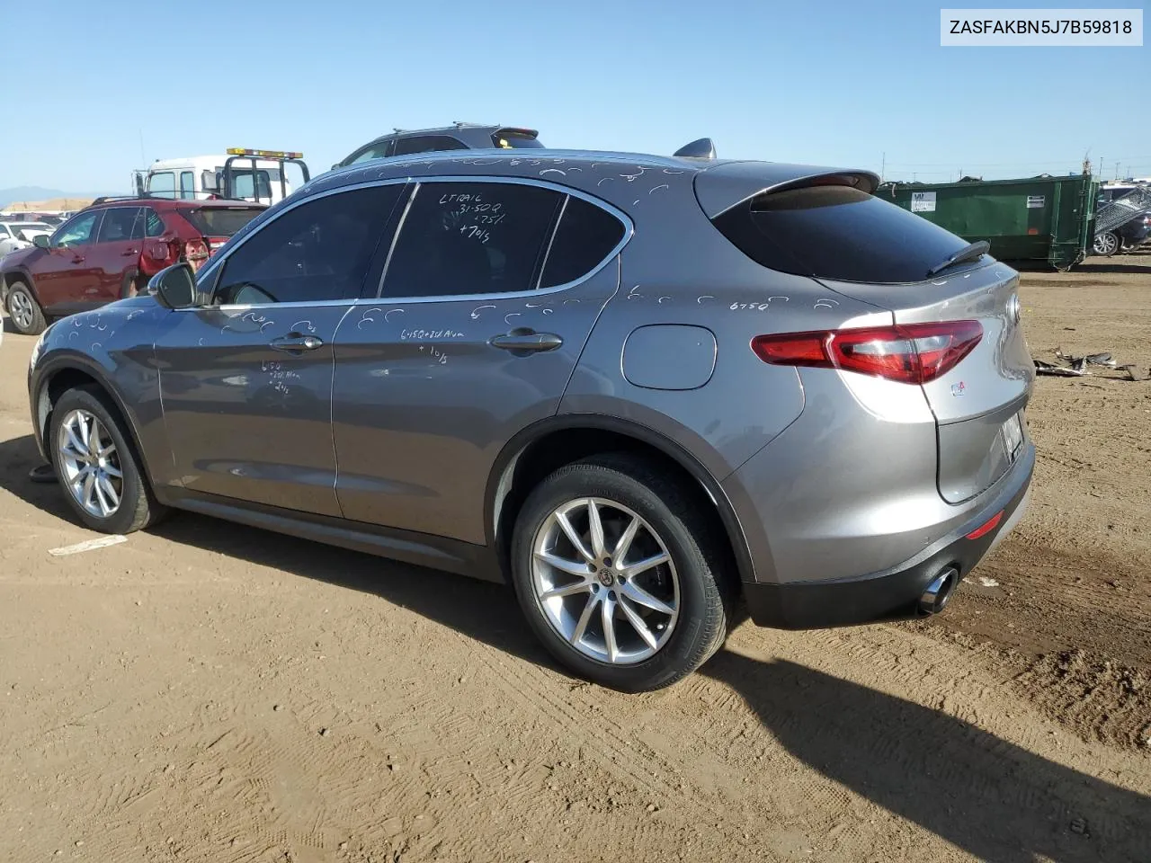 2018 Alfa Romeo Stelvio Ti VIN: ZASFAKBN5J7B59818 Lot: 69155524