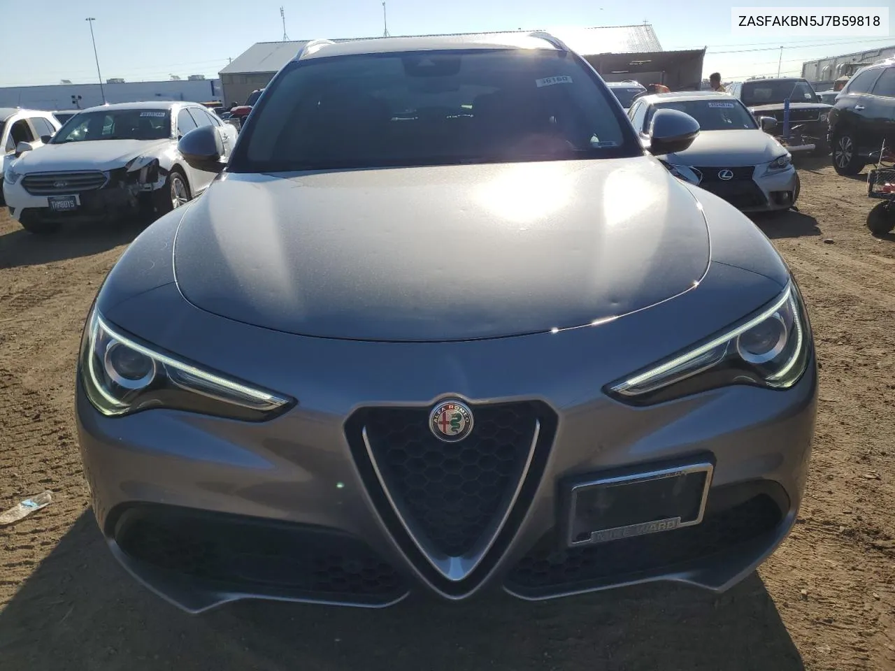 2018 Alfa Romeo Stelvio Ti VIN: ZASFAKBN5J7B59818 Lot: 69155524