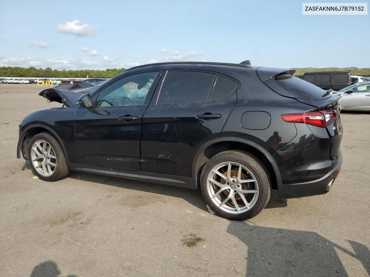 2018 Alfa Romeo Stelvio Ti Sport VIN: ZASFAKNN6J7B79152 Lot: 69457614