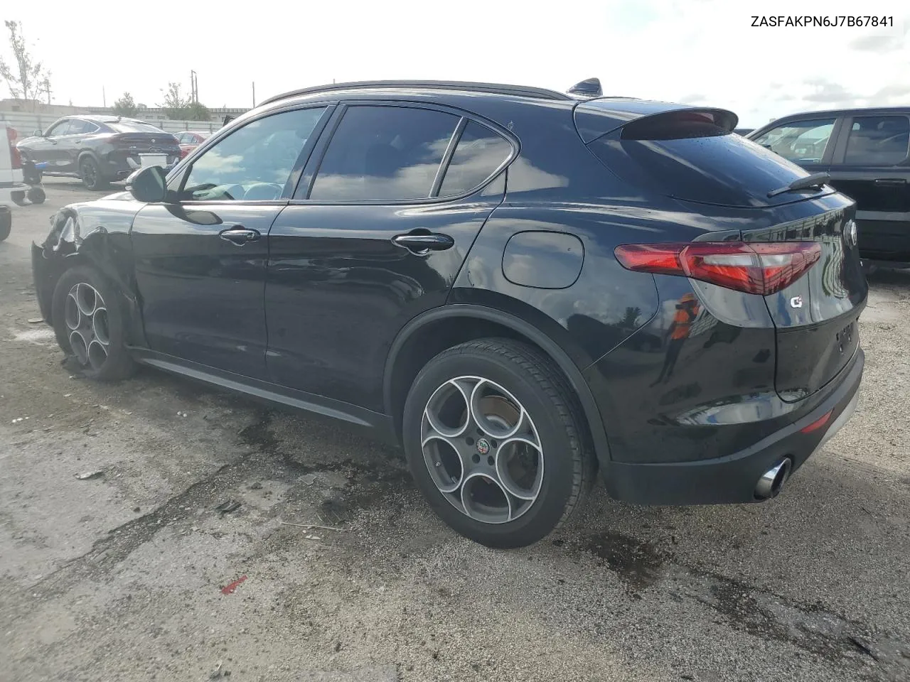 2018 Alfa Romeo Stelvio Sport VIN: ZASFAKPN6J7B67841 Lot: 69798454