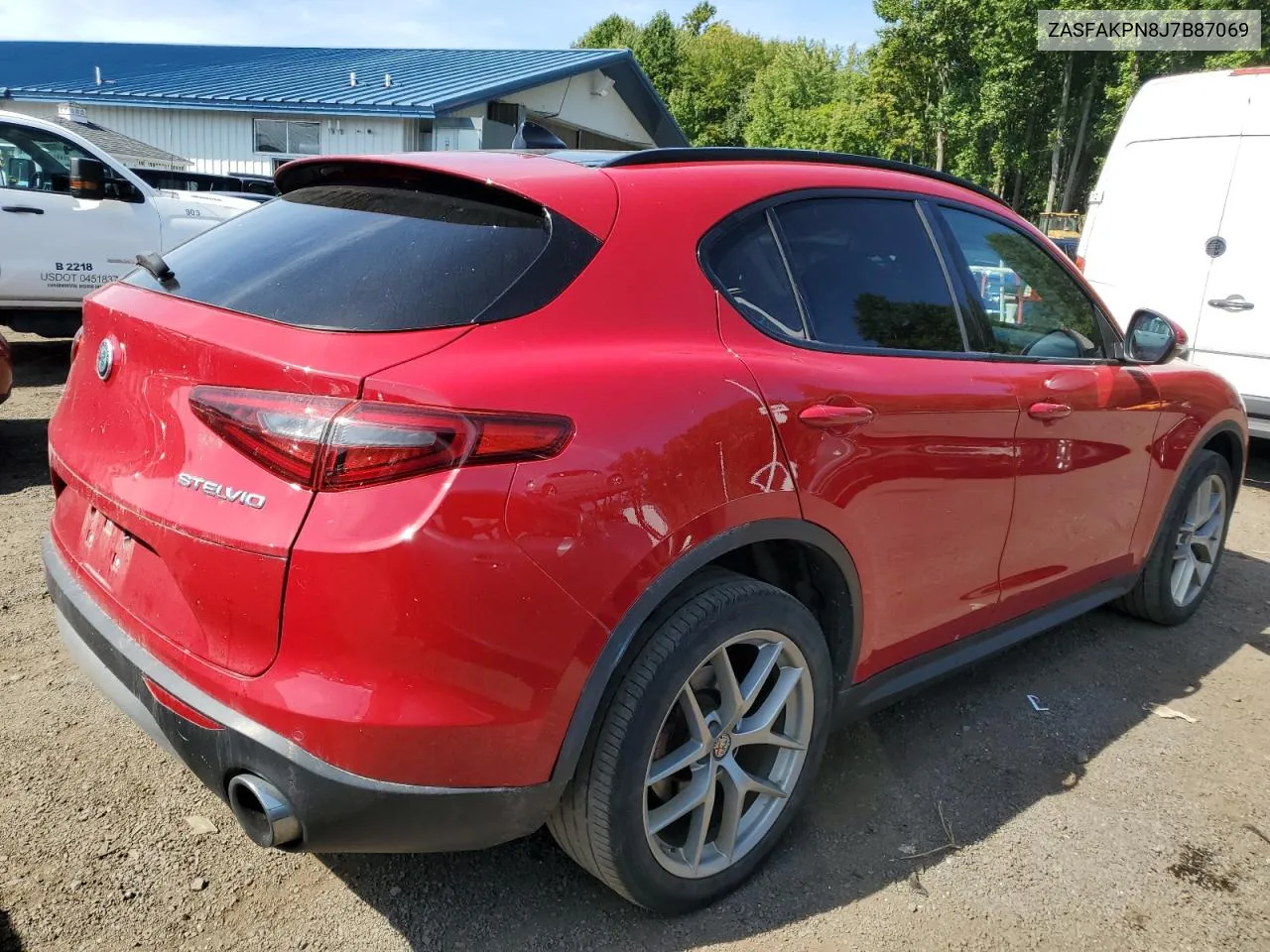 2018 Alfa Romeo Stelvio Sport VIN: ZASFAKPN8J7B87069 Lot: 70952434