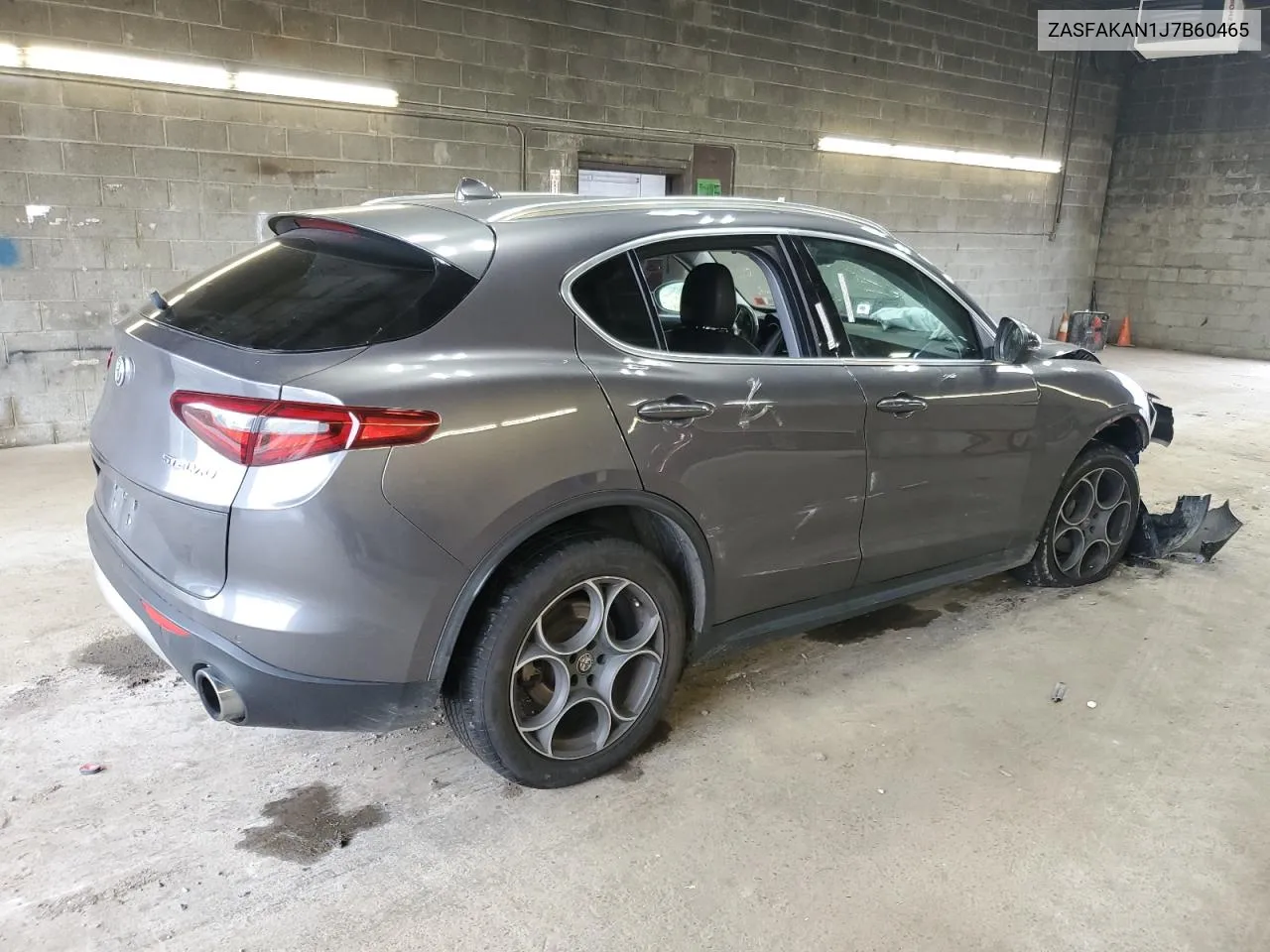 2018 Alfa Romeo Stelvio VIN: ZASFAKAN1J7B60465 Lot: 72689484