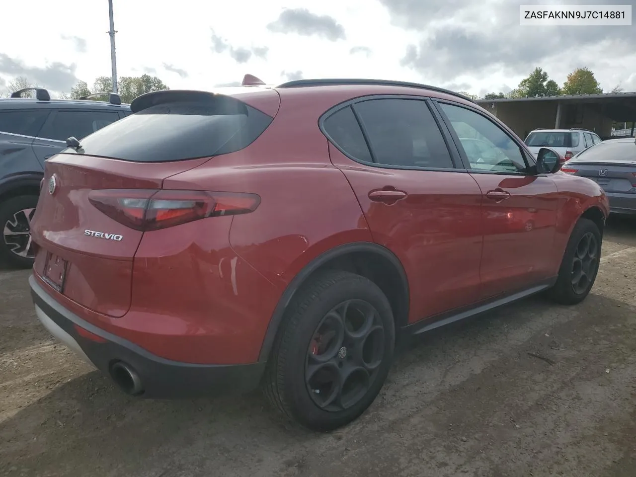 2018 Alfa Romeo Stelvio Ti Sport VIN: ZASFAKNN9J7C14881 Lot: 72778844