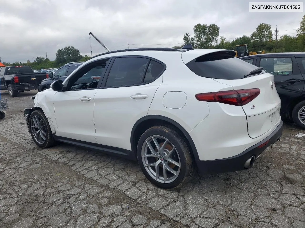 2018 Alfa Romeo Stelvio Ti Sport VIN: ZASFAKNN6J7B64585 Lot: 72818604