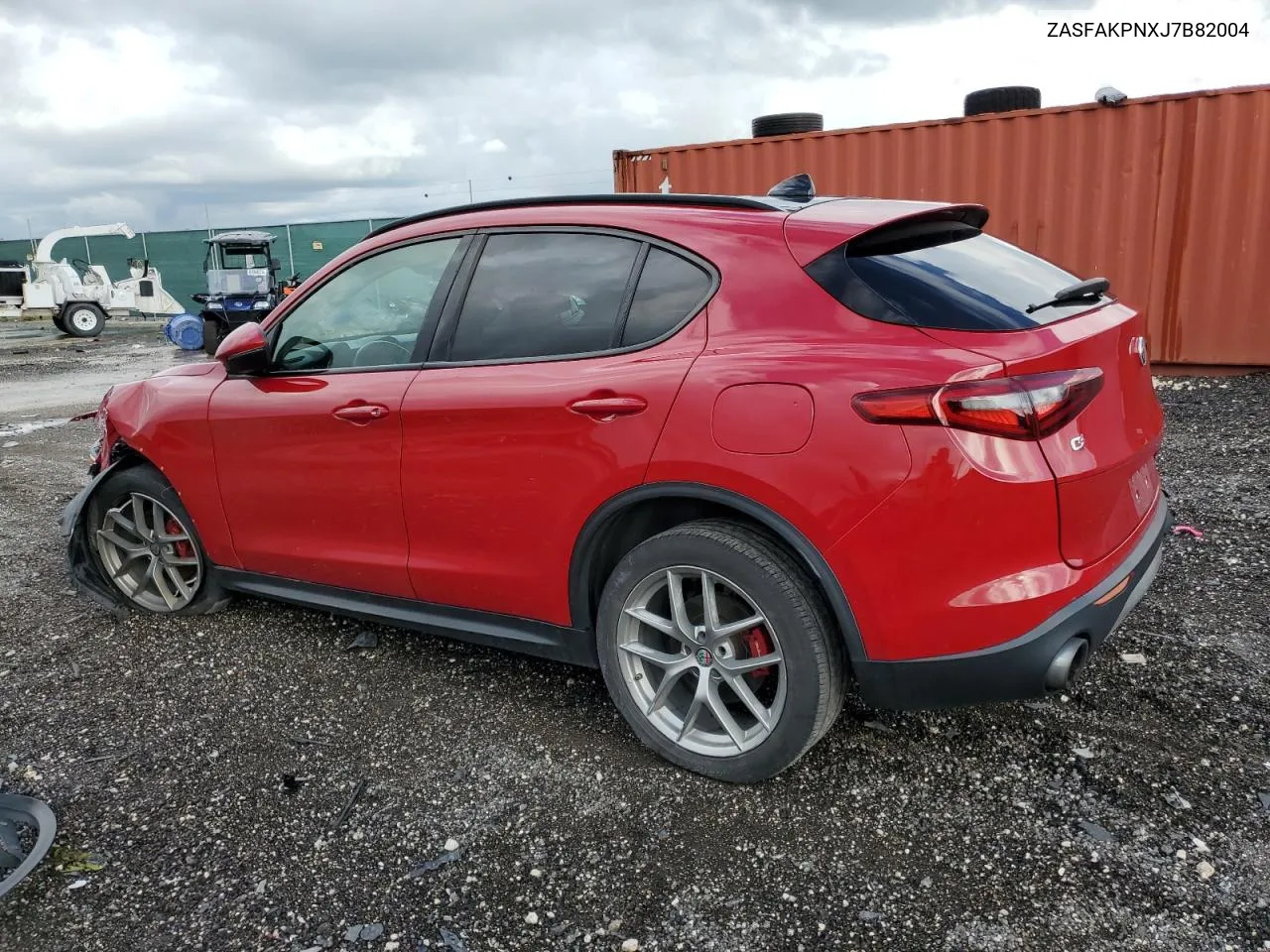 2018 Alfa Romeo Stelvio Sport VIN: ZASFAKPNXJ7B82004 Lot: 73230194