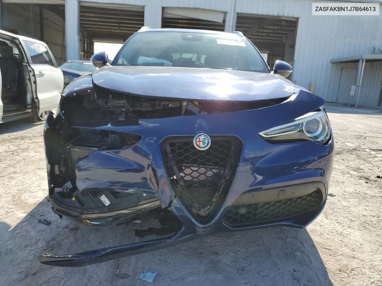 2018 Alfa Romeo Stelvio Ti VIN: ZASFAKBN1J7B64613 Lot: 73471424